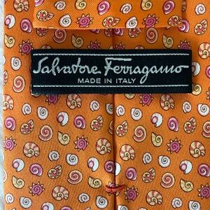 Salvatore Ferragamo silk tie